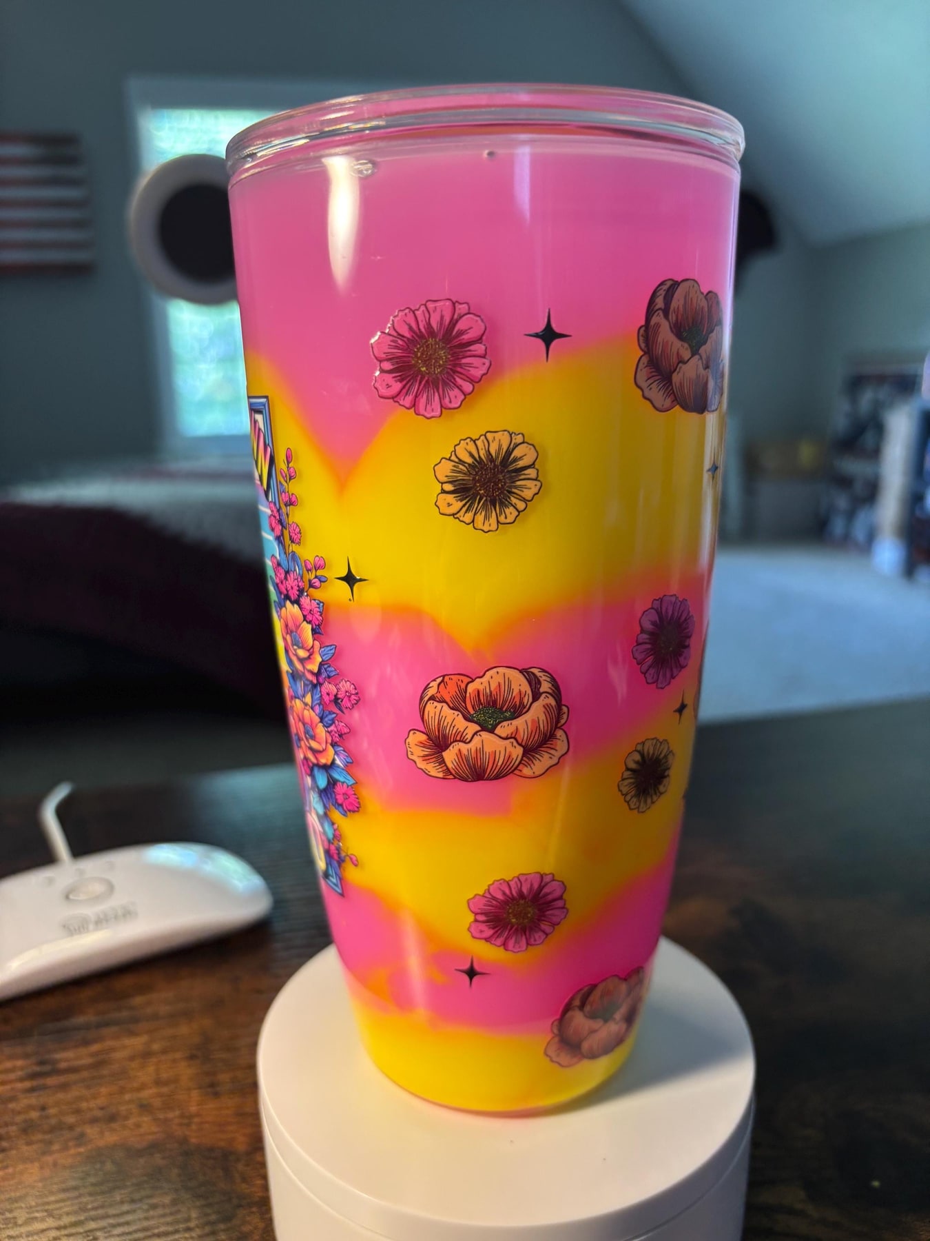 Skeleton Motherhood Snow Globe Tumbler | 24oz Fat Milkshake Cup