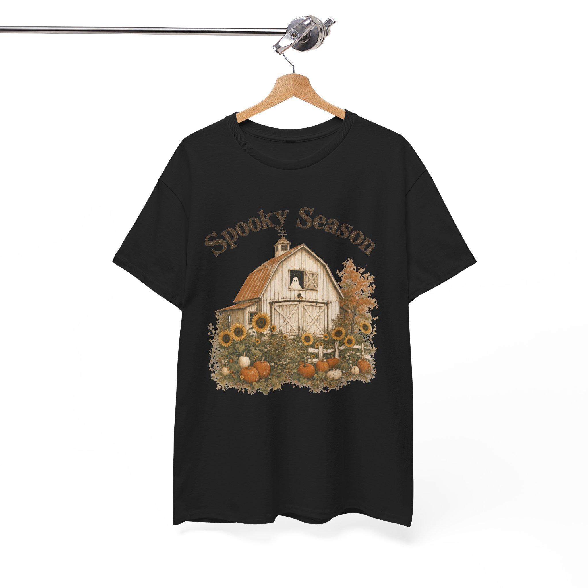 Sunflower Pumpkin Shirt, Fall Farmhouse Tee, Cozy Autumn Halloween Gift, view 15