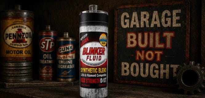 Blinker Fluid Tumbler | Funny Mechanic Gift, Insulated Stainless Steel Cup, view 5