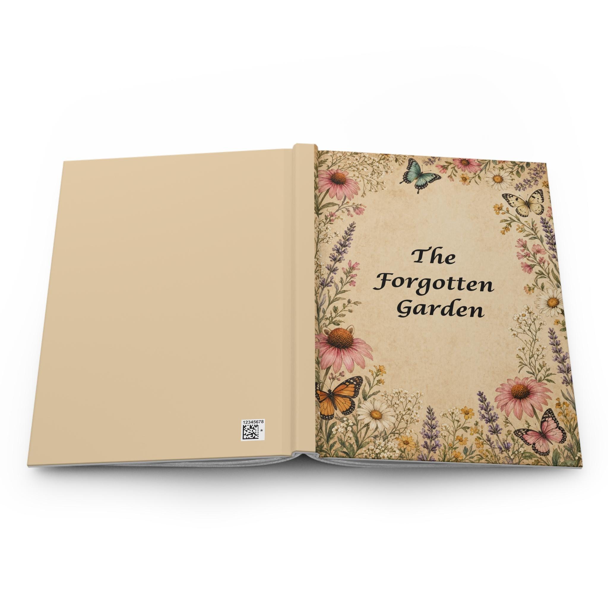 Botanical Floral Journal Hardcover, Vintage Butterfly Notebook for Women, view 4