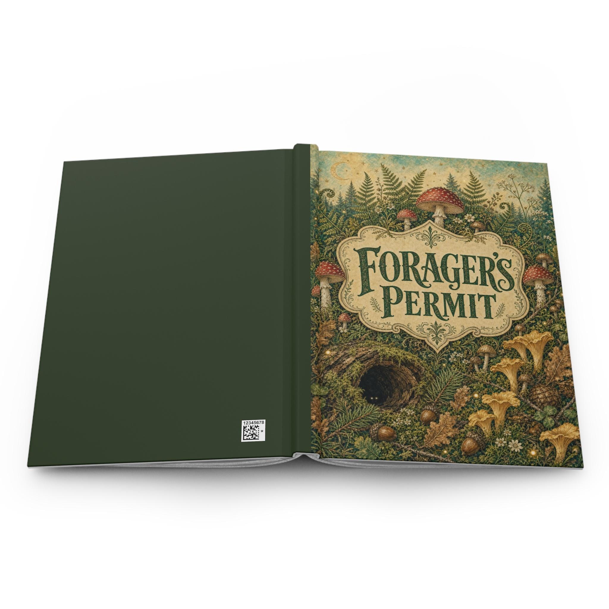 Mushroom Cottagecore Notebook,Forager's Permit Journal, Mushroom Forest Nature Gift, view 10