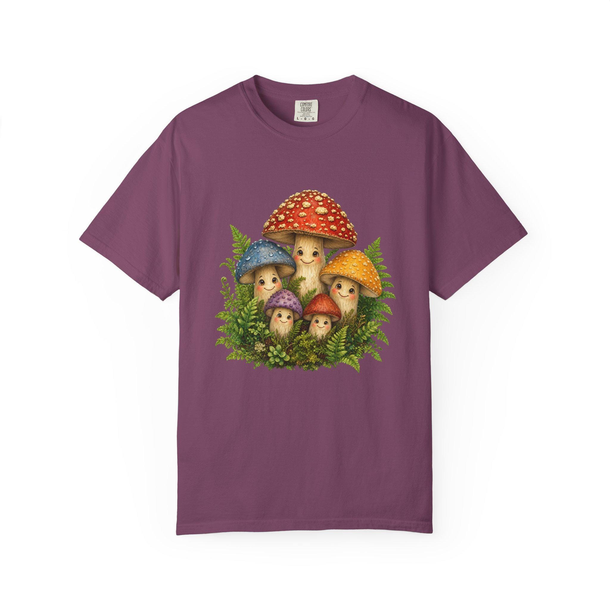 Mushroom T-Shirt Hand Drawn, Cottagecore Fungi Tee, Nature Gift, view 12