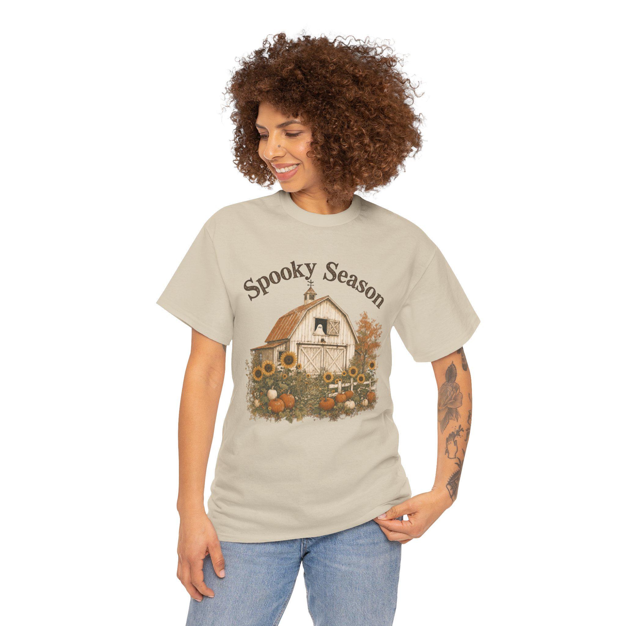 Sunflower Pumpkin Shirt, Fall Farmhouse Tee, Cozy Autumn Halloween Gift, view 11
