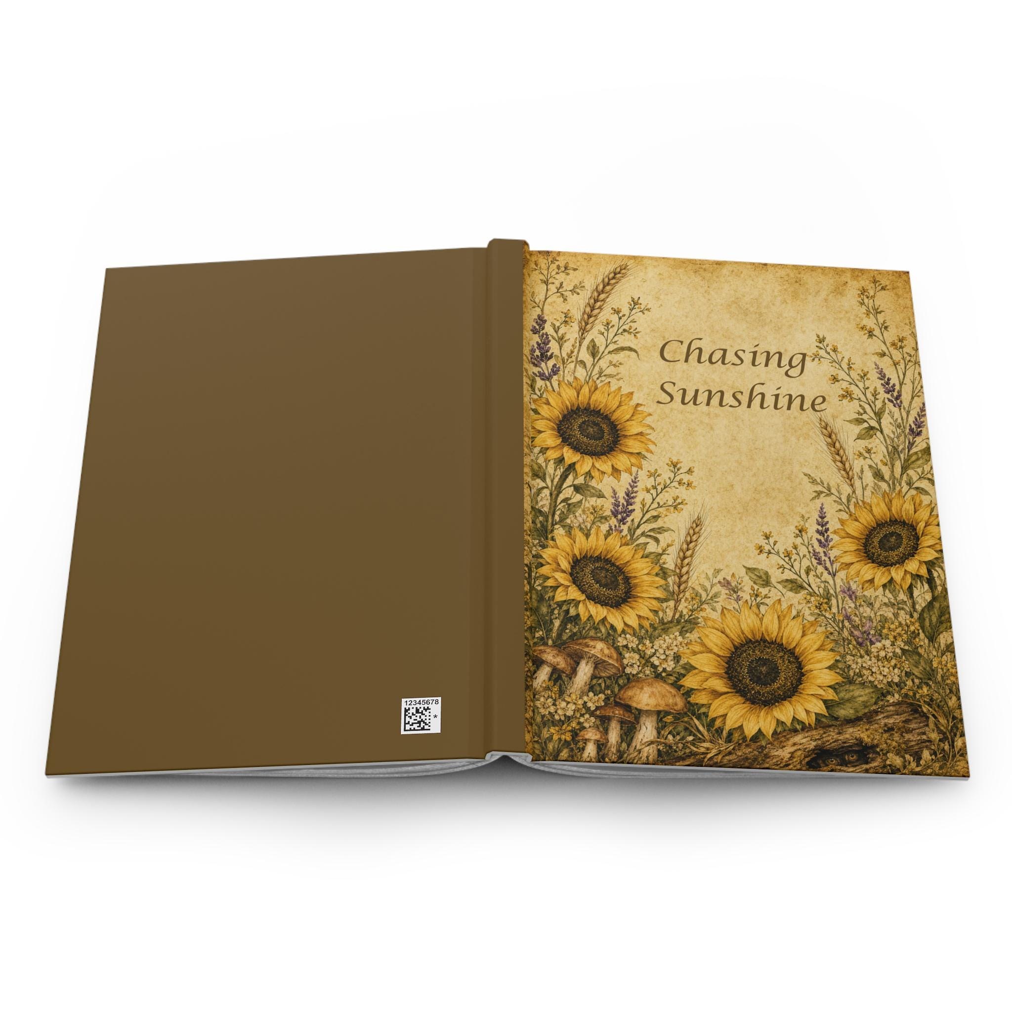 Sunflower Journal Hardcover, Floral Bouquet Notebook, Gift for Her, view 7