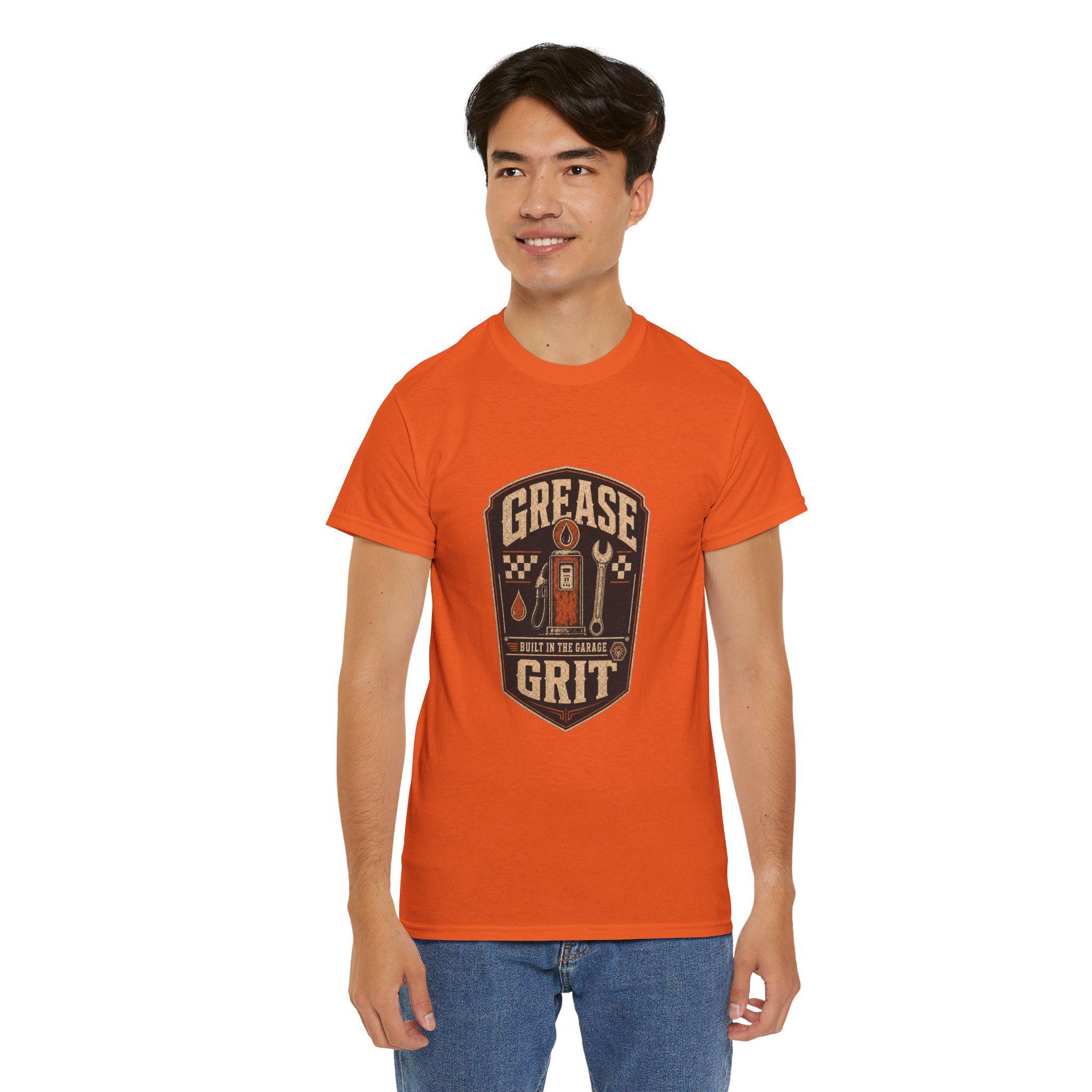 Mechanic T-Shirt, Grease Grit Shirt, Built in the Garage, Gift for Car Guy, view 11
