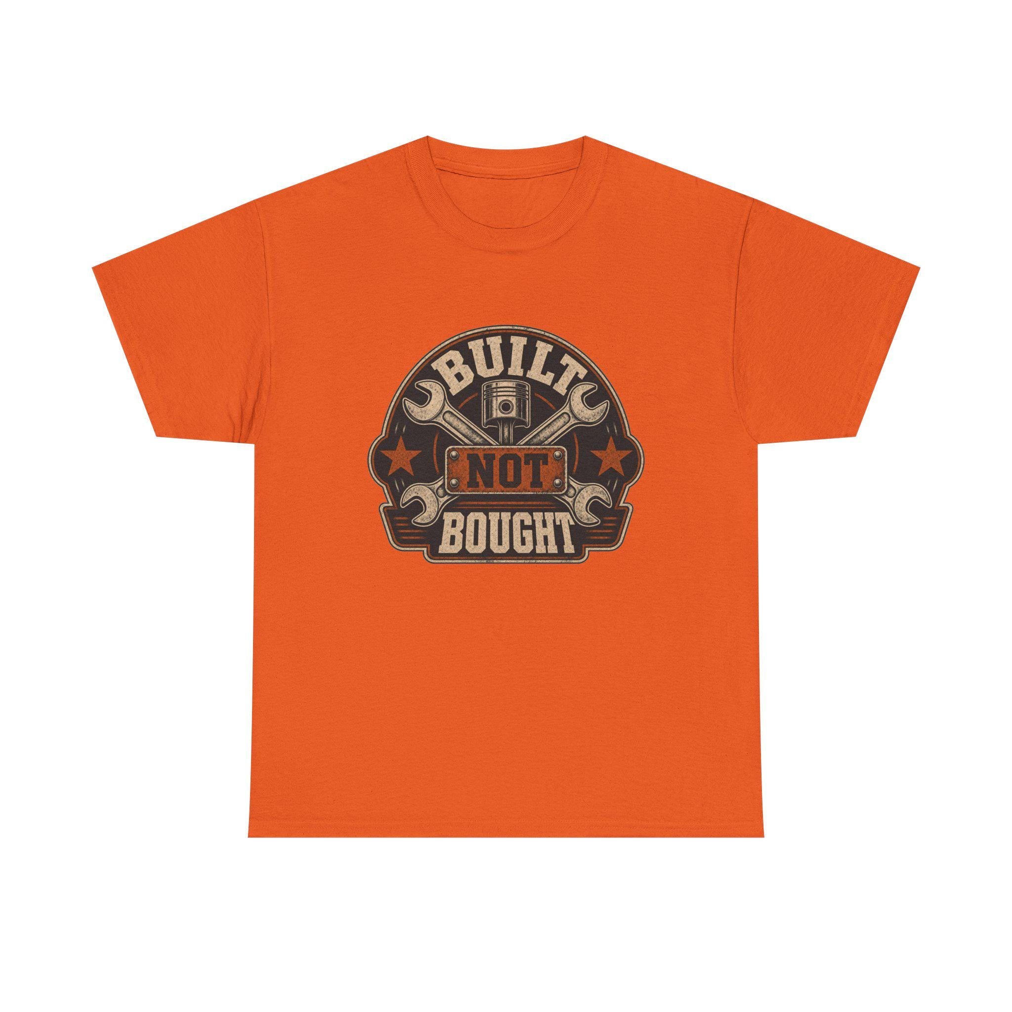 Mechanic T-Shirt, Built Not Bought Shirt, Car Guy Gift, Gearhead Dad Gift, view 4