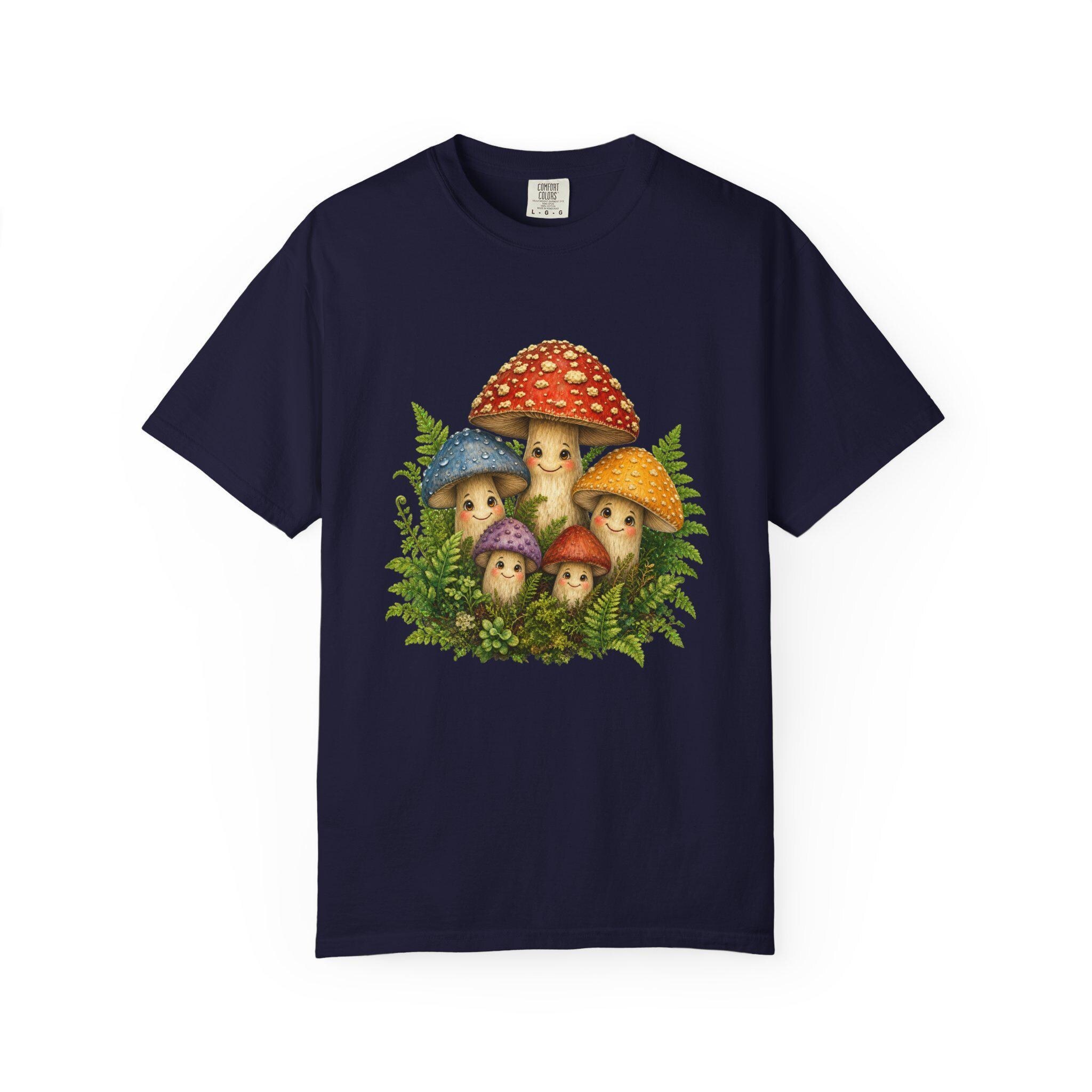 Mushroom T-Shirt Hand Drawn, Cottagecore Fungi Tee, Nature Gift, view 14