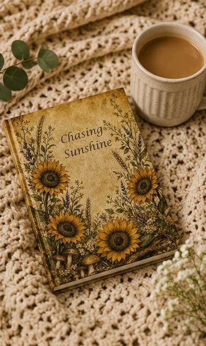 Sunflower Journal Hardcover, Floral Bouquet Notebook, Gift for Her, view 10