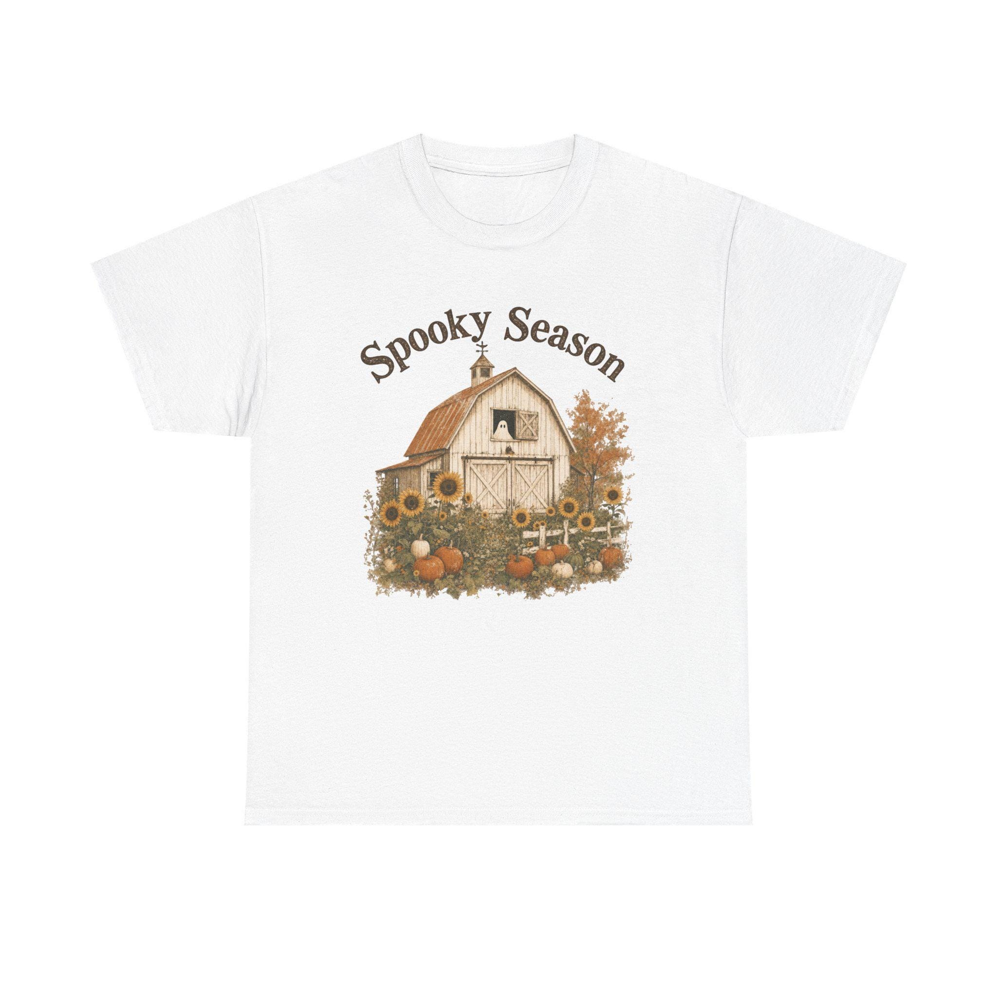 Sunflower Pumpkin Shirt, Fall Farmhouse Tee, Cozy Autumn Halloween Gift, view 3