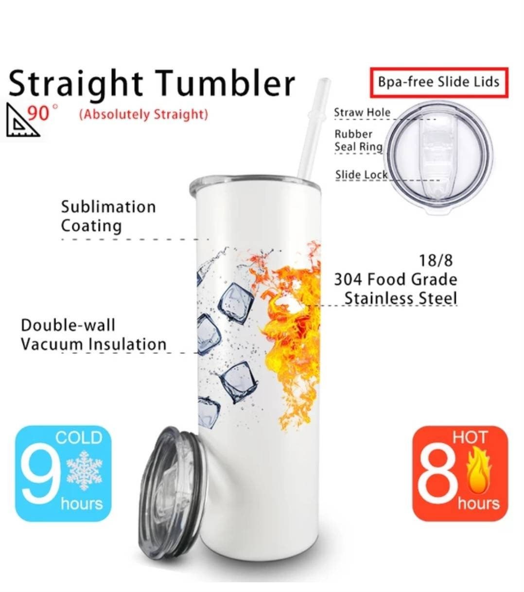 Pumpkin Celestial Skinny Tumbler, Fall Witchy 20oz Cup, Gift for Her, view 13