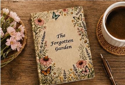 Botanical Floral Journal Hardcover, Vintage Butterfly Notebook for Women, view 11