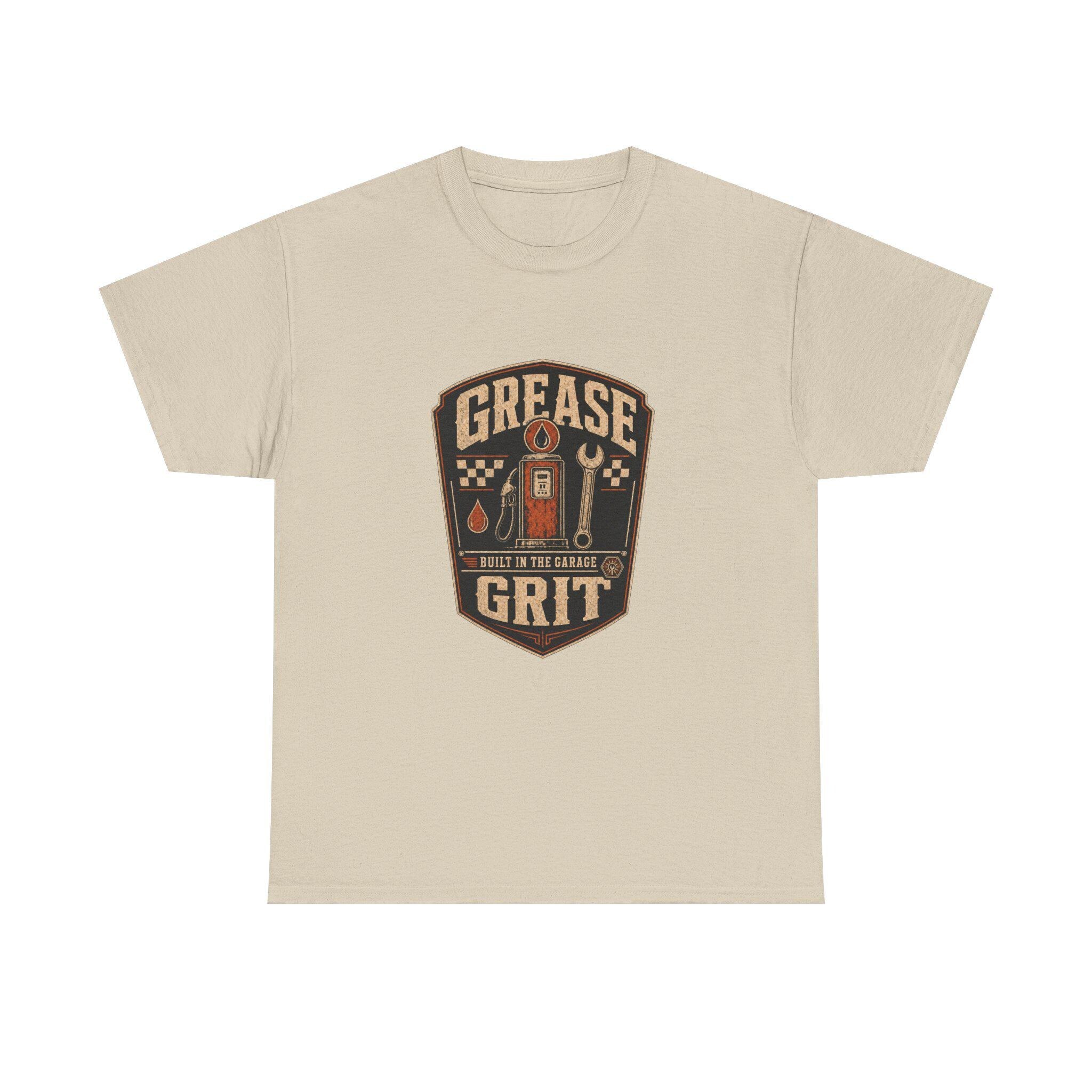 Mechanic T-Shirt, Grease Grit Shirt, Built in the Garage, Gift for Car Guy, view 4