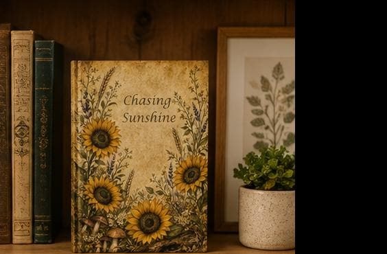 Sunflower Journal Hardcover, Floral Bouquet Notebook, Gift for Her, view 9