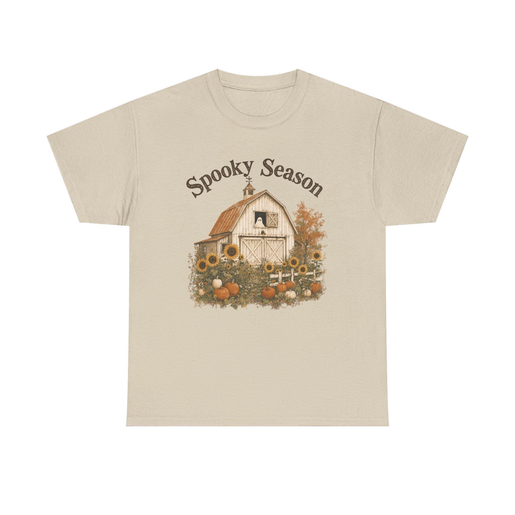 Sunflower Pumpkin Shirt, Fall Farmhouse Tee, Cozy Autumn Halloween Gift, view 5