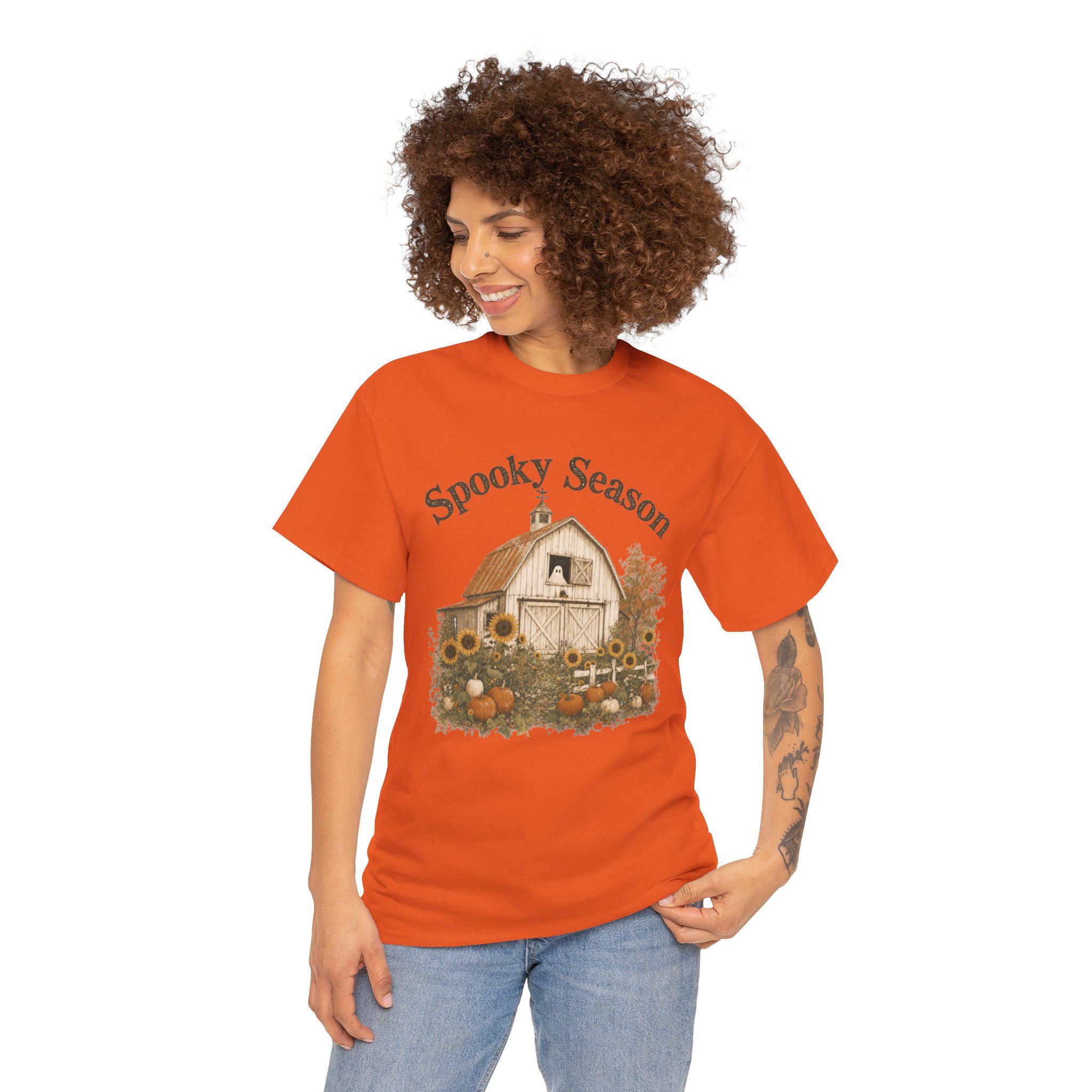 Sunflower Pumpkin Shirt, Fall Farmhouse Tee, Cozy Autumn Halloween Gift, view 12