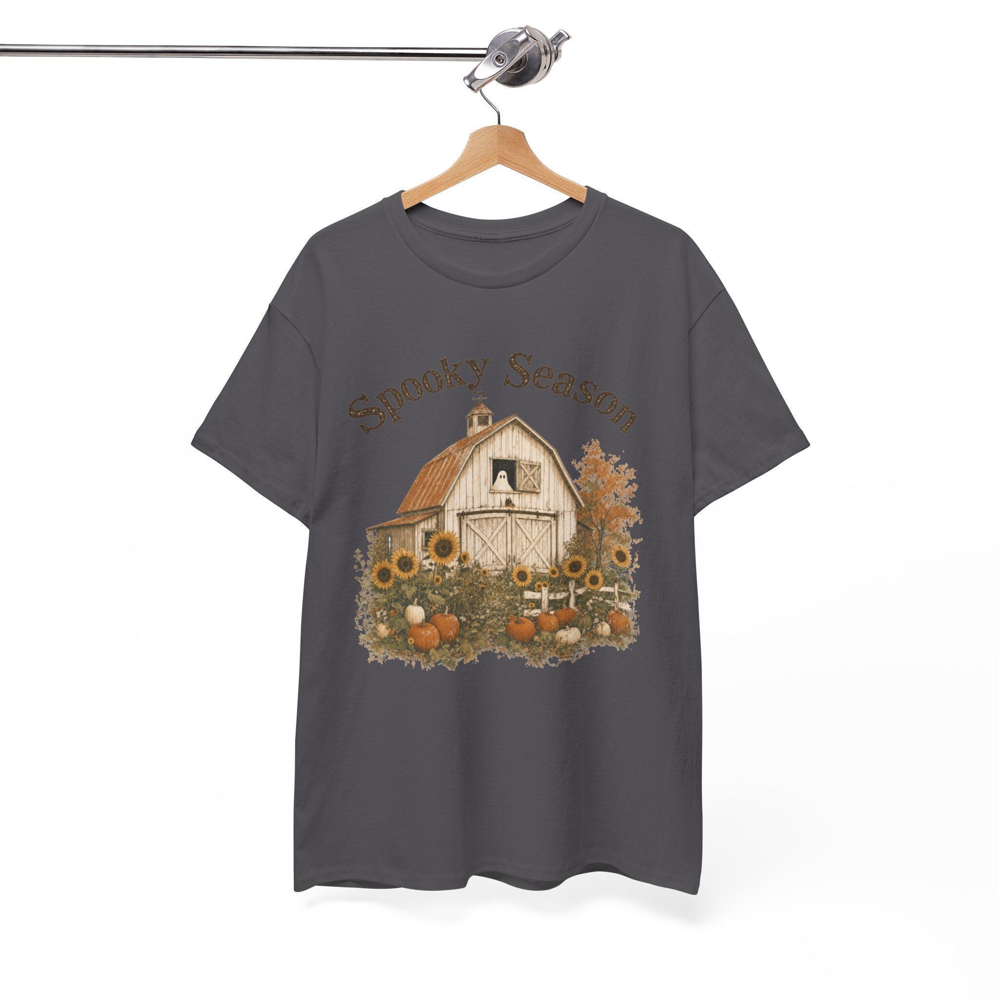 Sunflower Pumpkin Shirt, Fall Farmhouse Tee, Cozy Autumn Halloween Gift, view 19