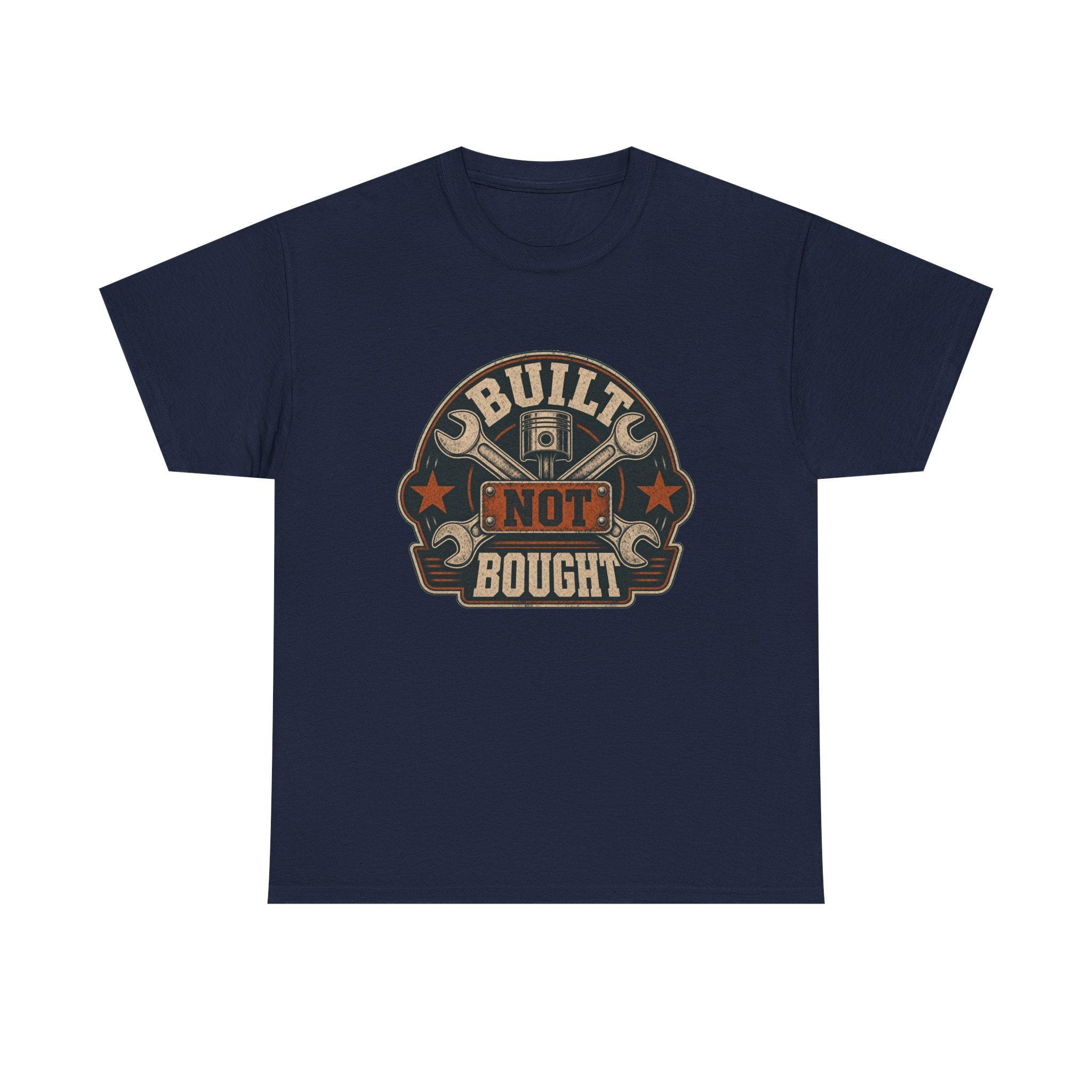 Mechanic T-Shirt, Built Not Bought Shirt, Car Guy Gift, Gearhead Dad Gift, view 8