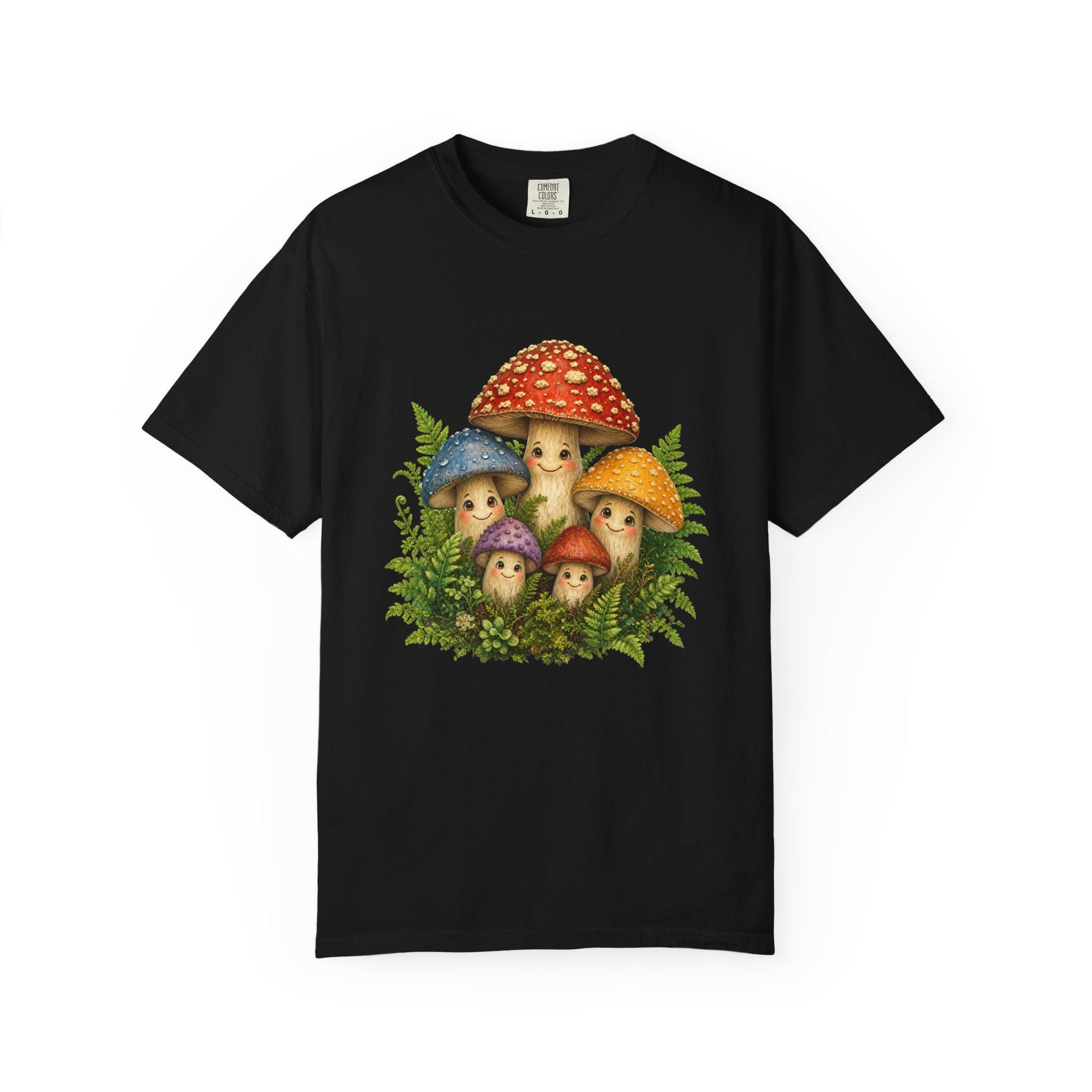 Mushroom T-Shirt Hand Drawn, Cottagecore Fungi Tee, Nature Gift, view 11