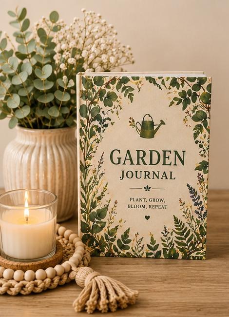 Garden Journal Hardcover | Plant Logbook| Garden Gift