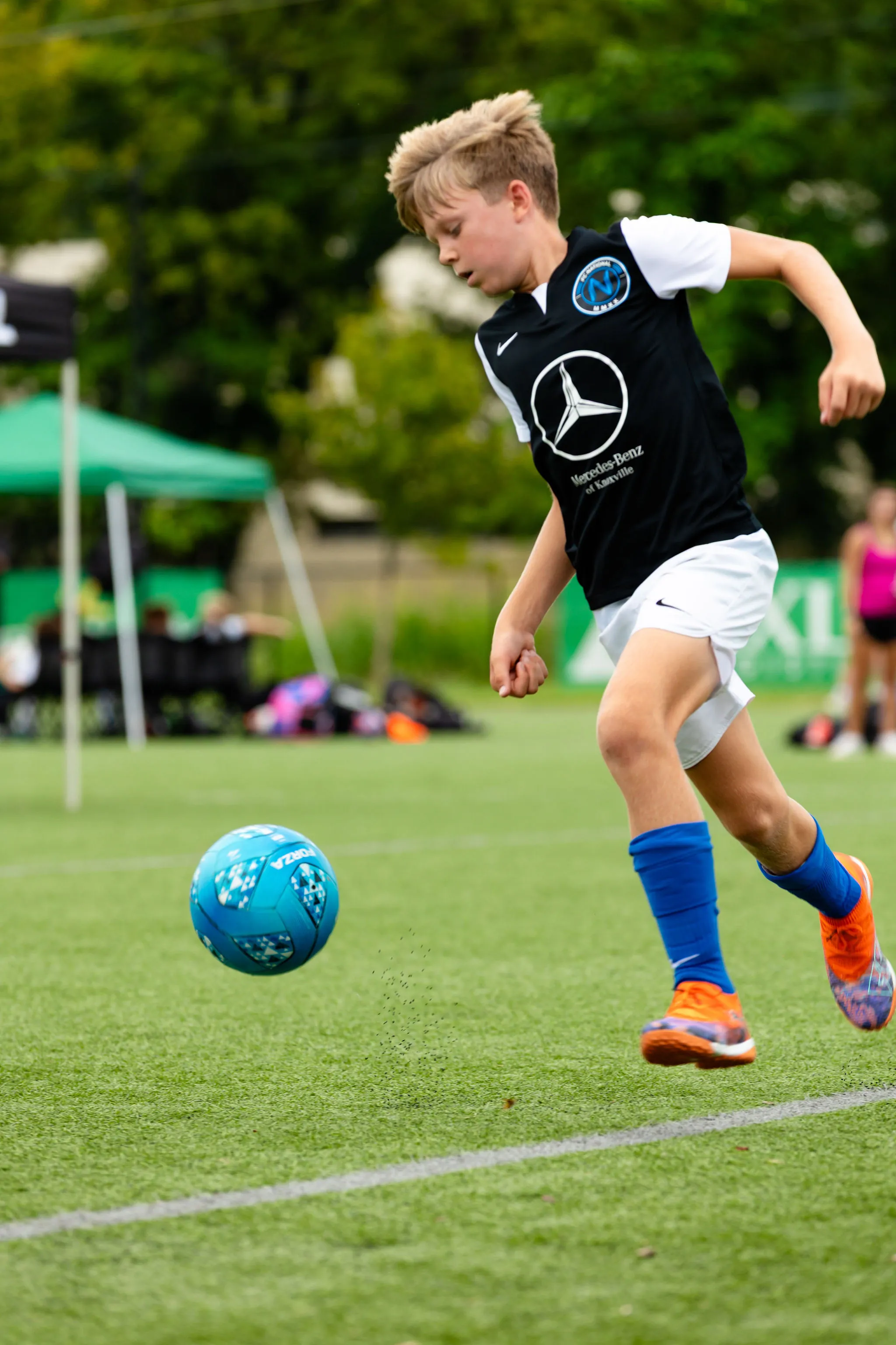 FC National player in action on the field