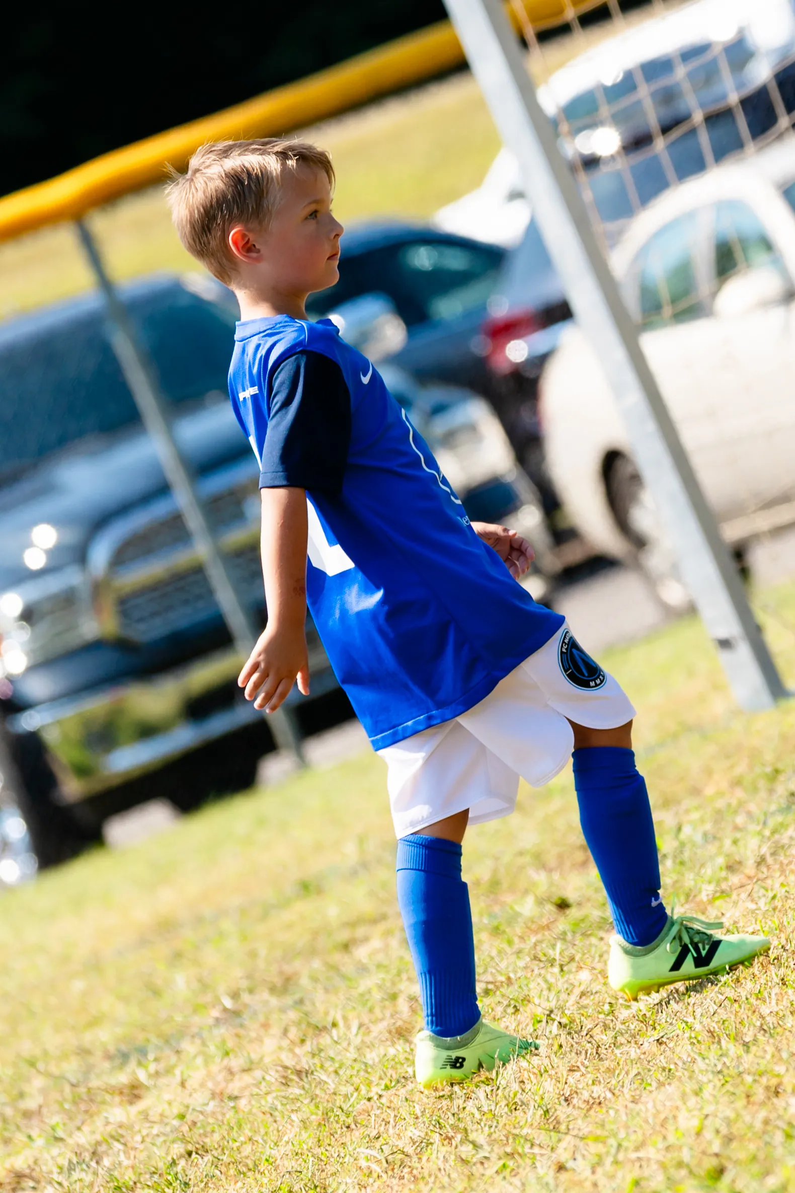 FC National players competing for the ball during a match