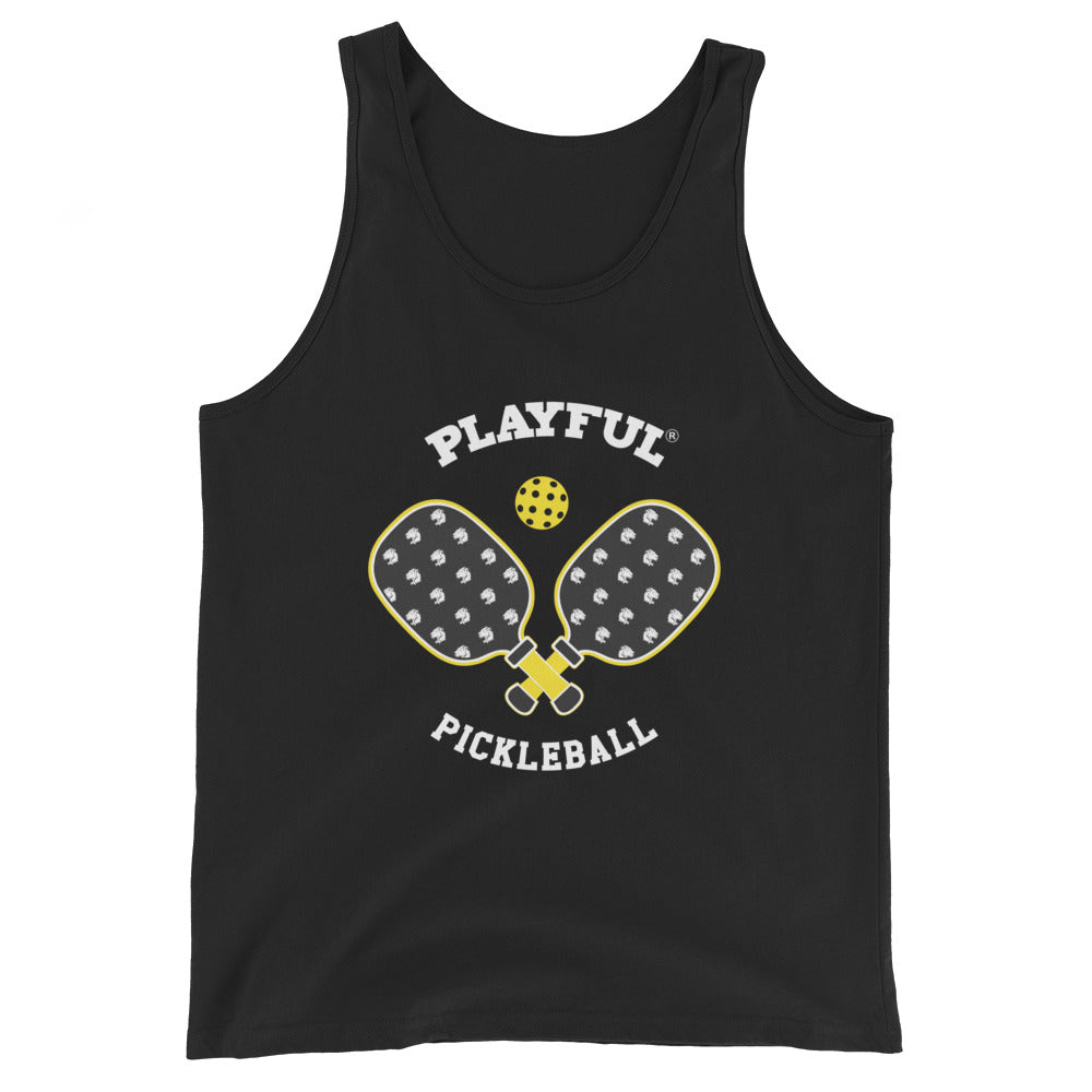 I Am Playful pickleball tank top