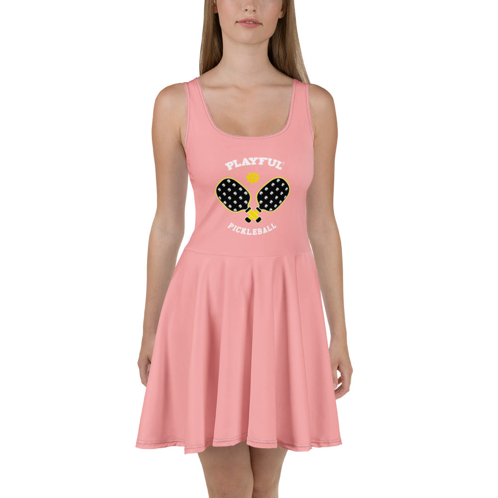 I Am Playful pickleball skater dress