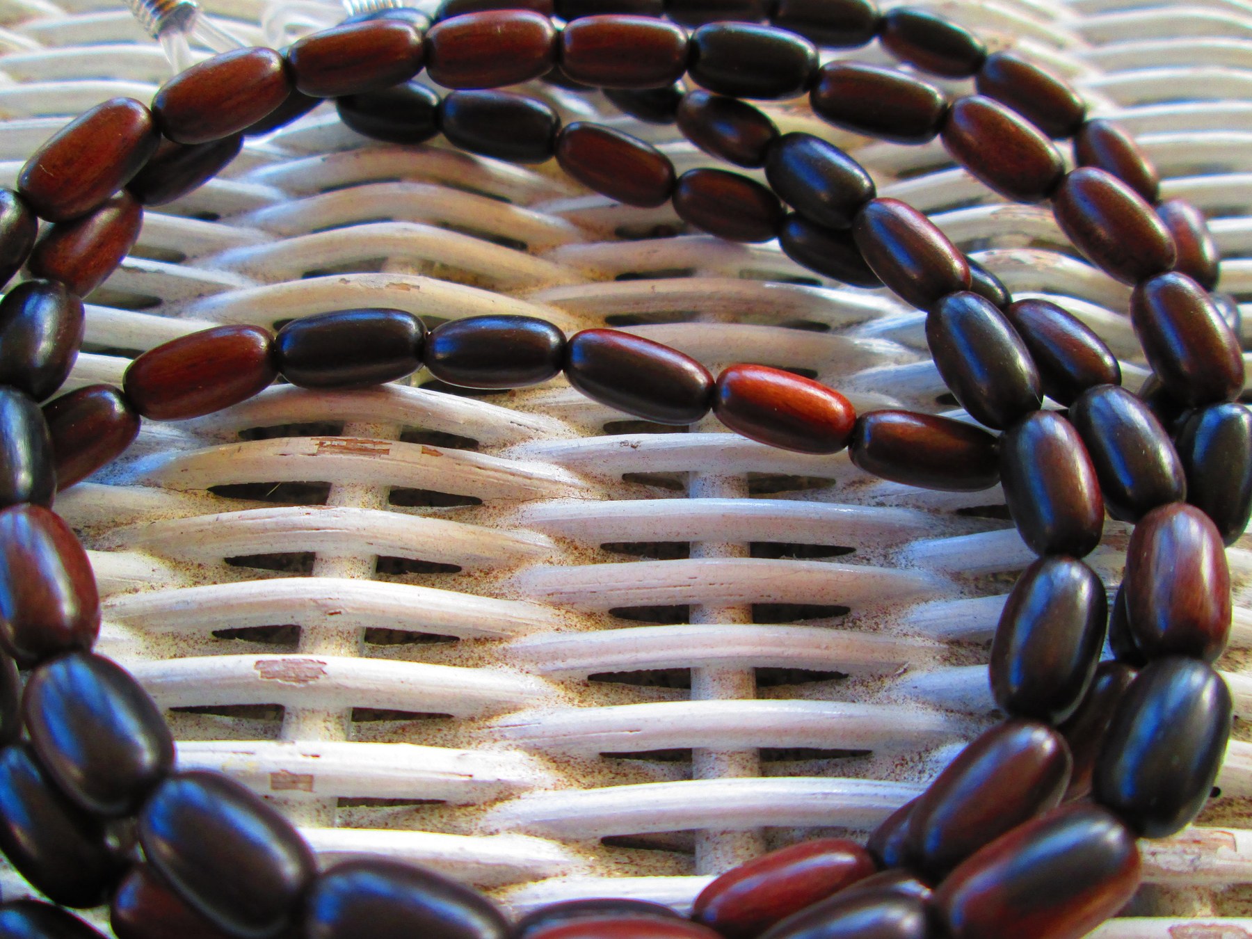 Handmade Camagong Wood Eyeglass Chain, 1014, detail 2