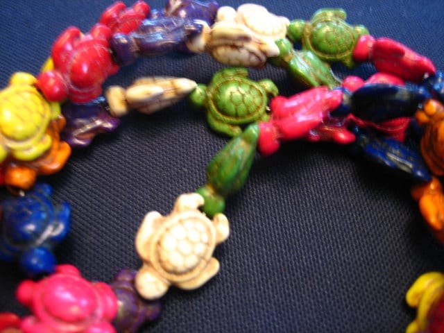 Sea Turtle Beaded Lanyard: Colorful ID Badge Holder, ?, detail 4
