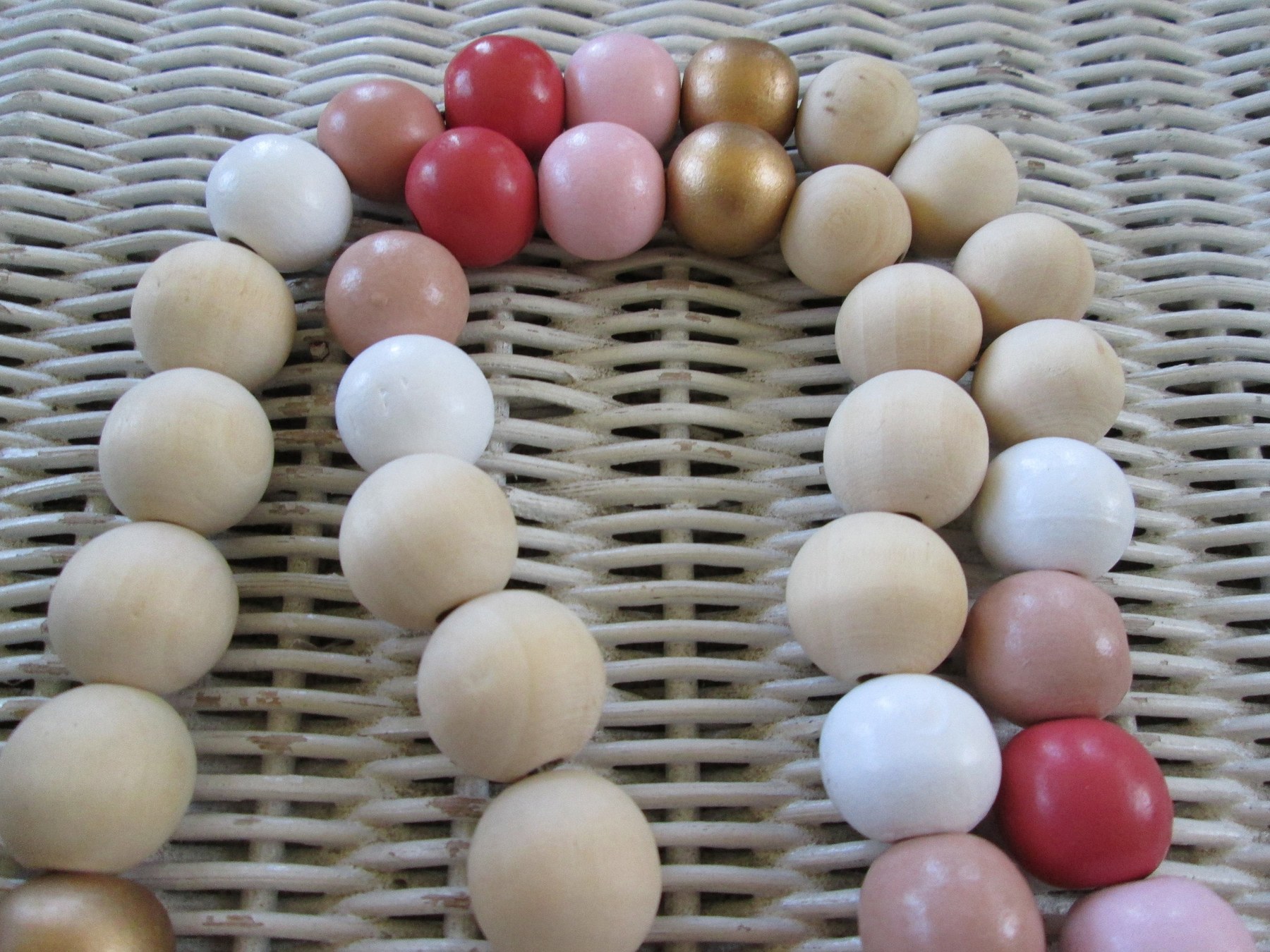 Pink 15mm wood lanyard, women, 987, detail 3