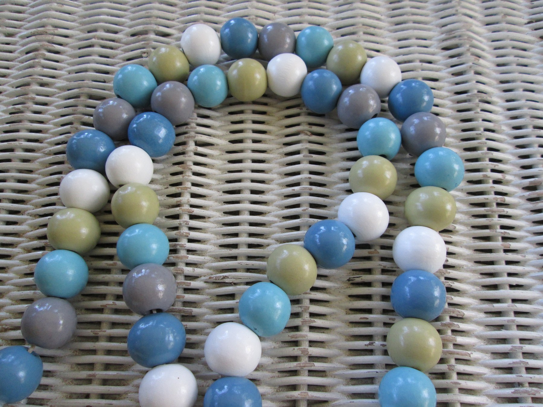 Lanyard, Blue 15mm wood mix lanyard, 990, detail 3