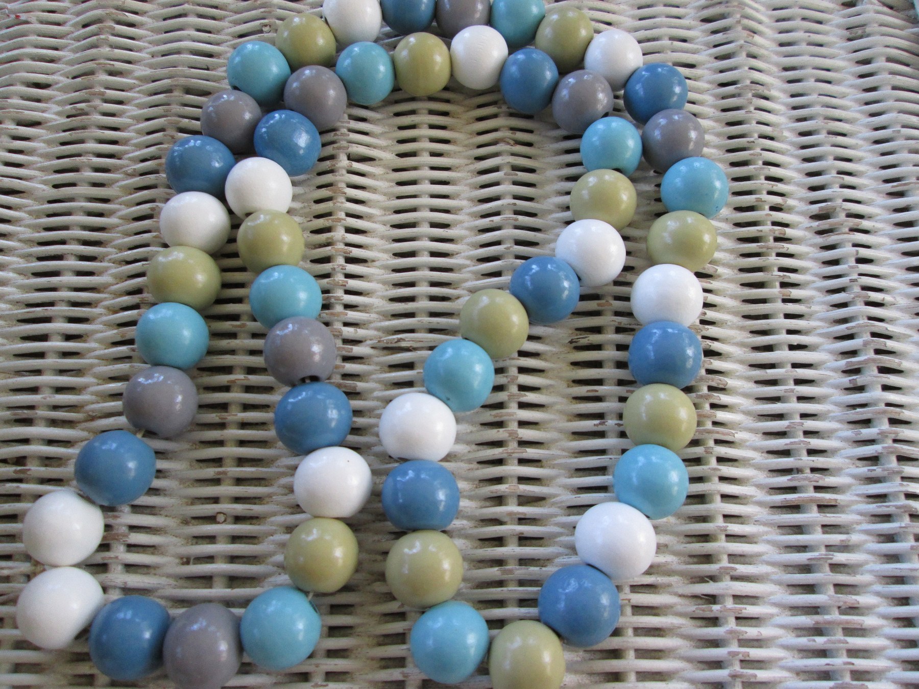 Lanyard, Blue 15mm wood mix lanyard, 990, detail 4