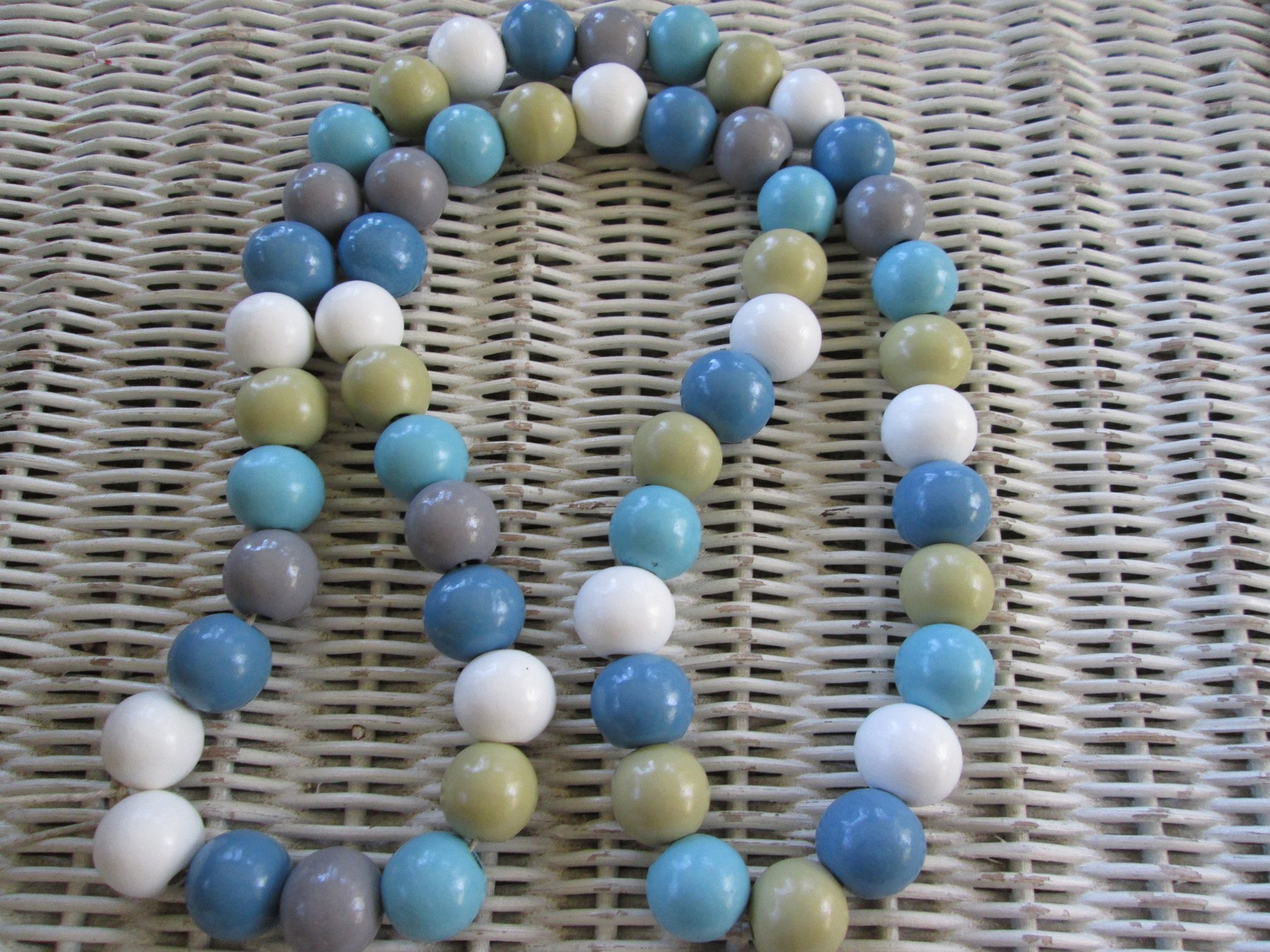 Lanyard, Blue 15mm wood mix lanyard, 990, detail 5