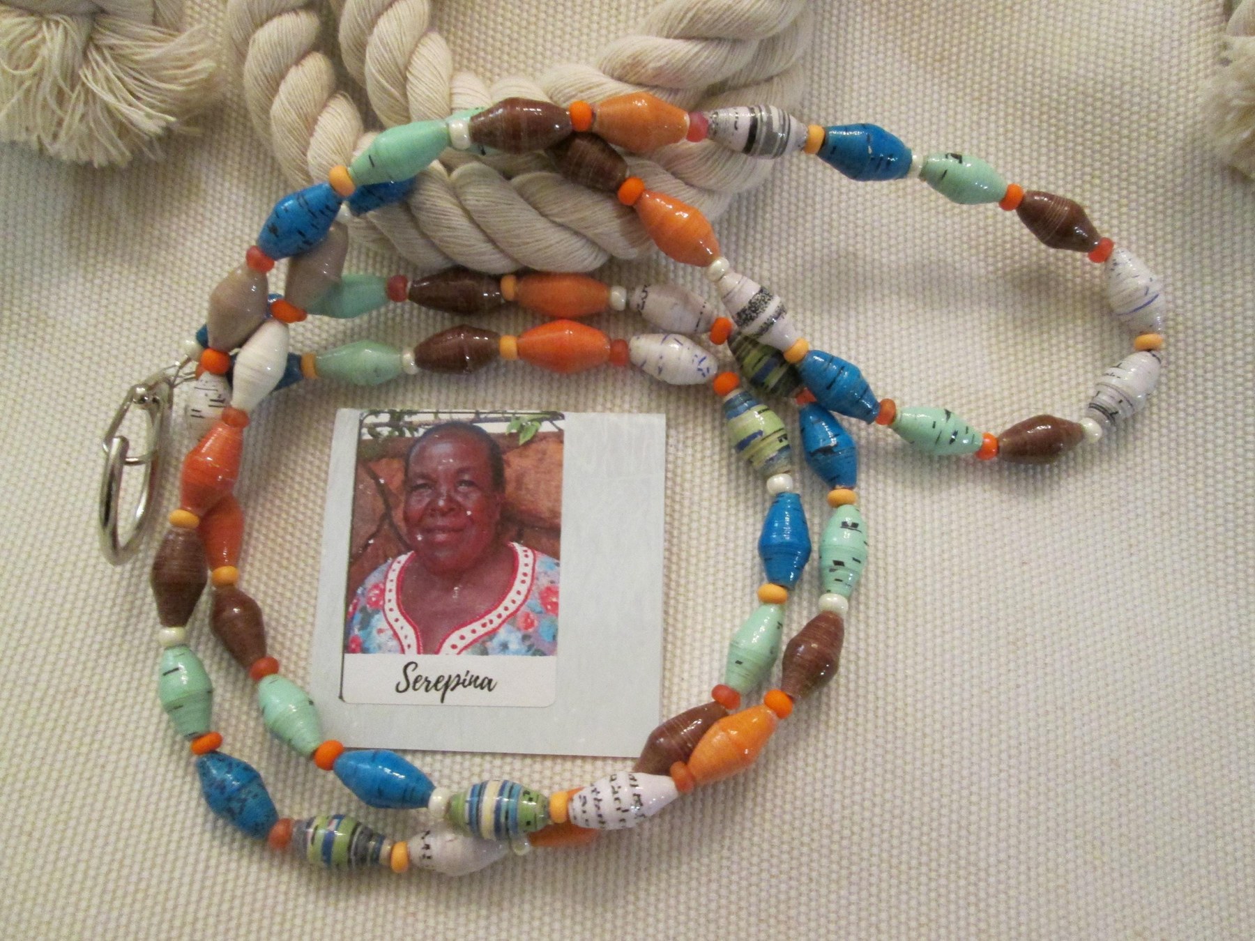 Lanyard, Outreach Uganda Seashore Sampler, 951, detail 5