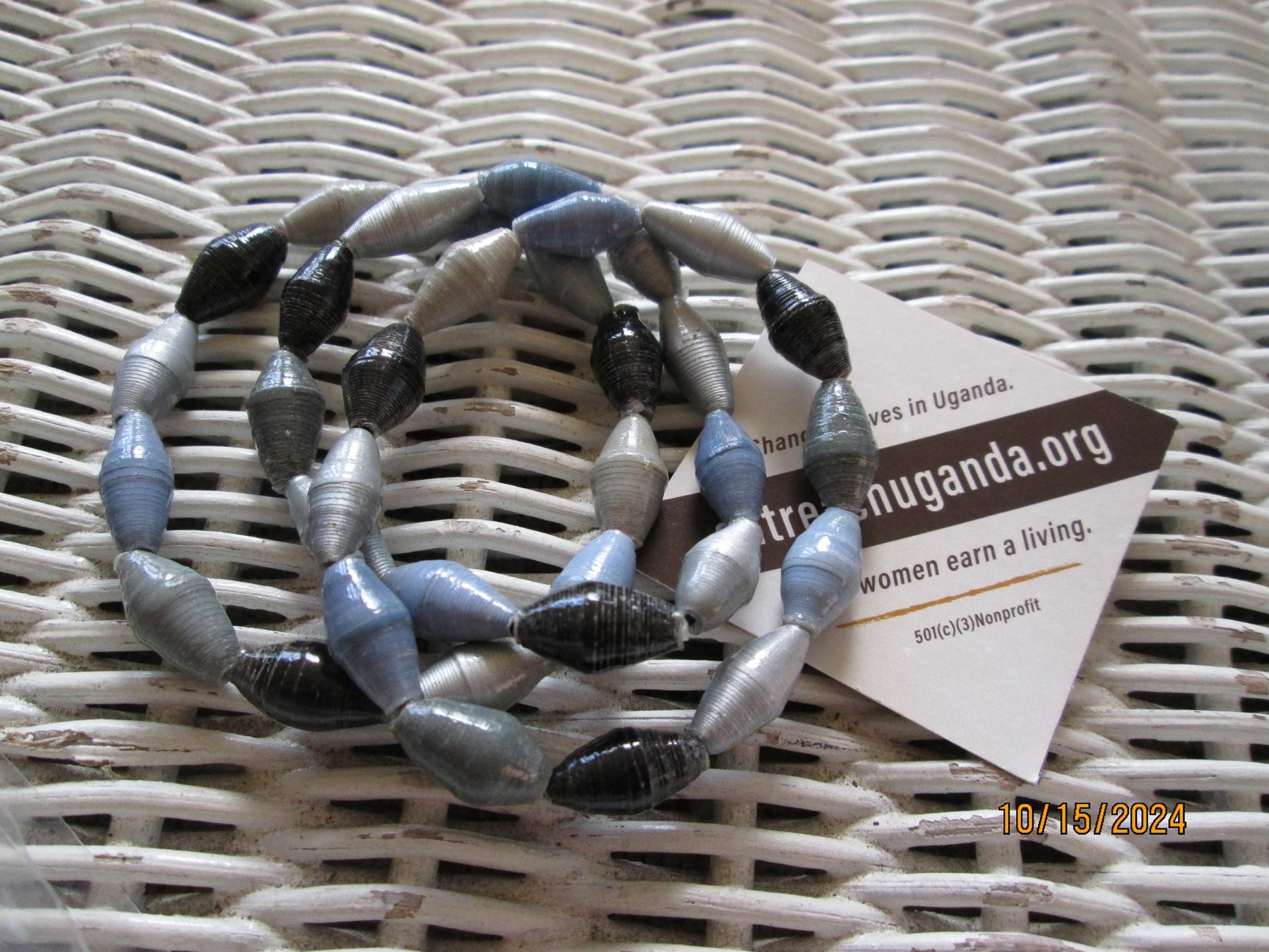 Bracelet Trio, Outreach Uganda Alpine Mix Beaded Bracelets, 118, detail 4