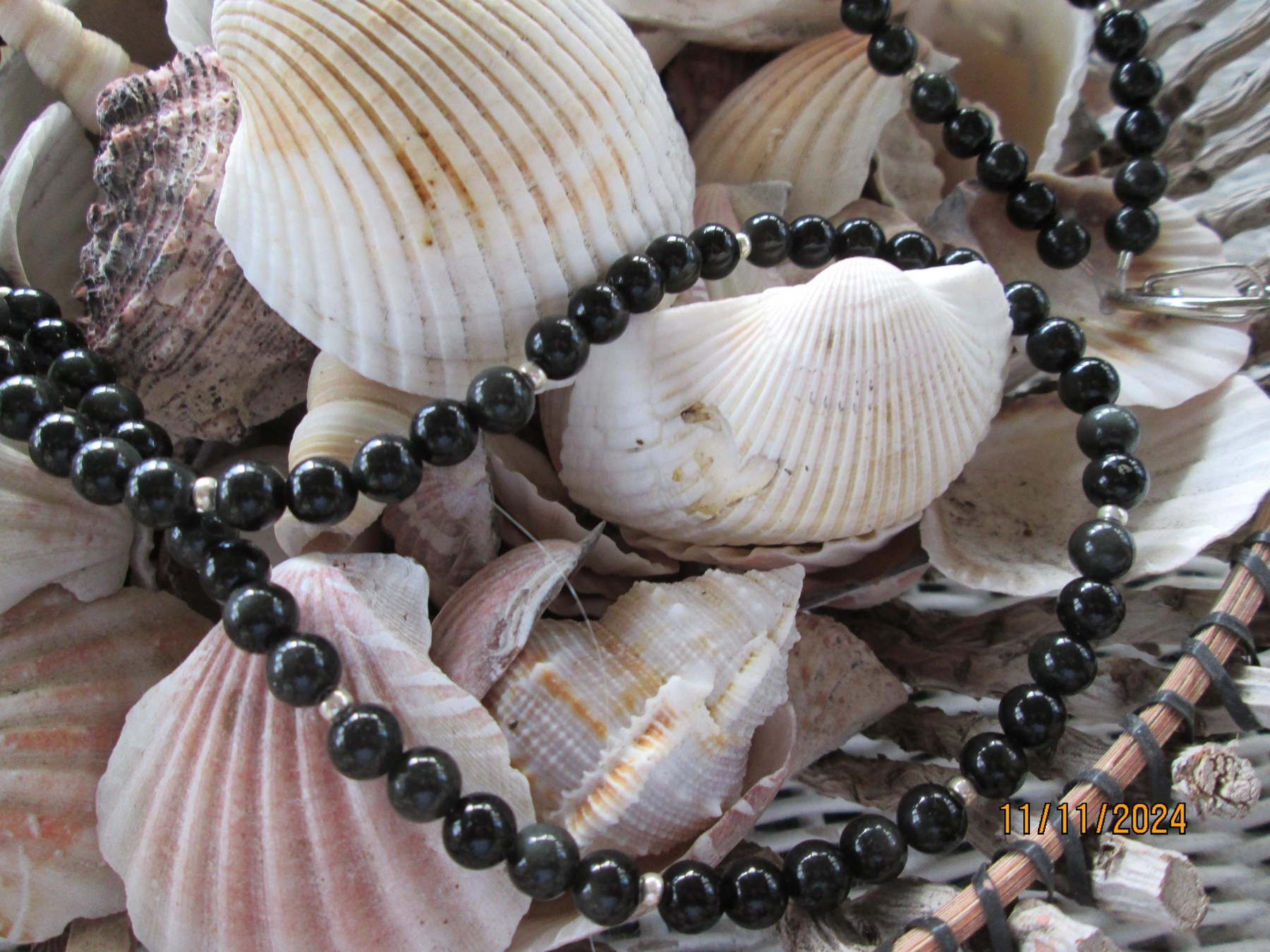 Black onyx beaded lanyard, 771., detail 5