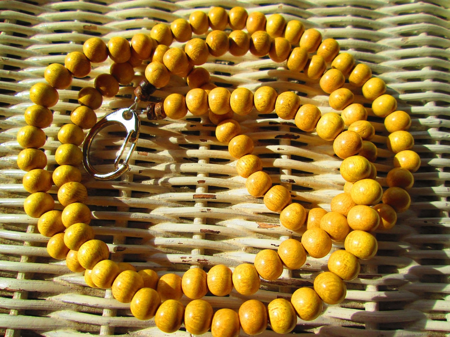 Lanyard,Jackfruit 8mm Beaded Handmade Lanyard, 905, detail 4