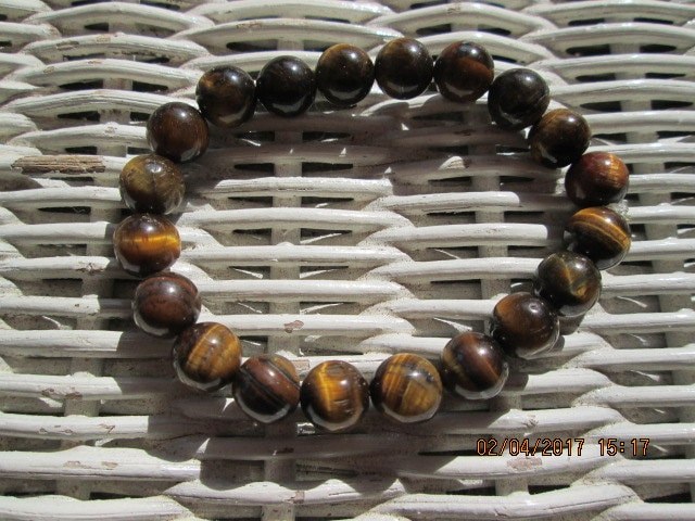 Handmade 8mm Tiger's Eye Bracelet BUY one GET one FREE 236