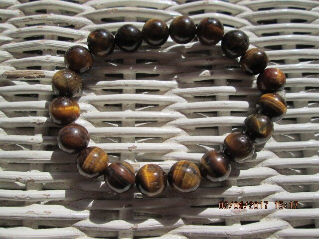 Handmade 8mm Tiger's Eye Bracelet BUY one GET one FREE 236, detail 2
