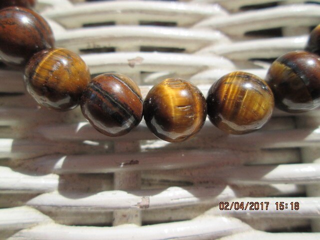 Handmade 8mm Tiger's Eye Bracelet BUY one GET one FREE 236, detail 3