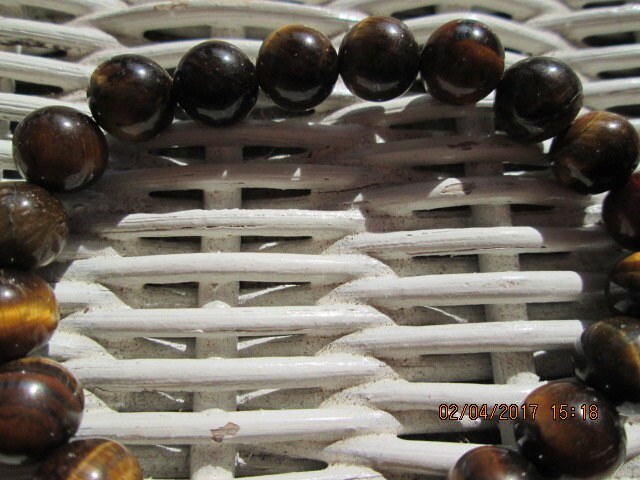 Handmade 8mm Tiger's Eye Bracelet BUY one GET one FREE 236, detail 4