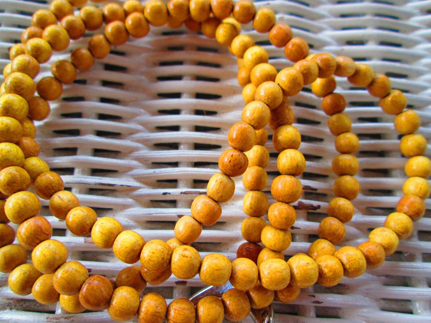 Lanyard, Jackfruit 6mm Handmade Beaded Lanyard, 916, detail 3