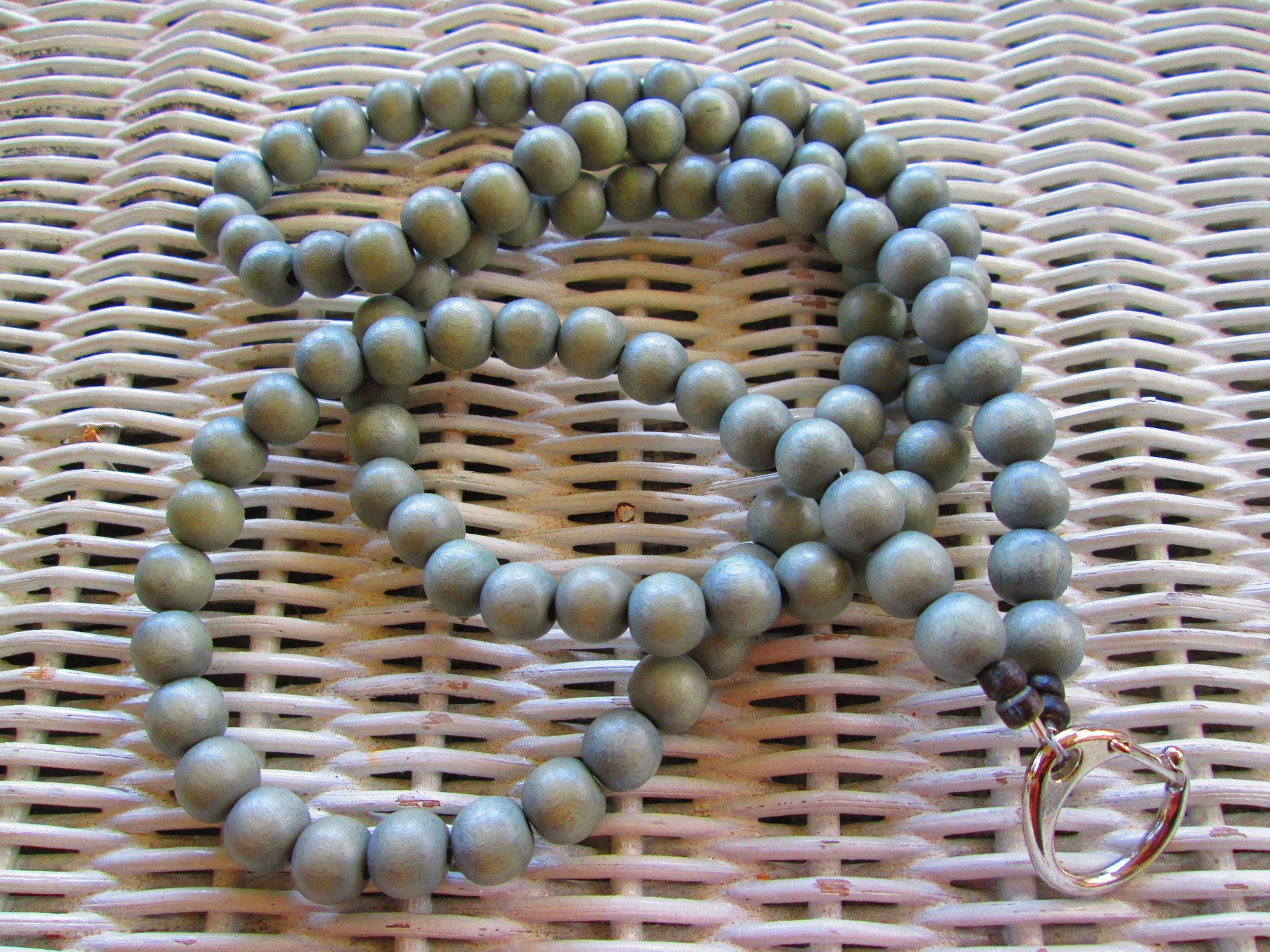 Lanyard, Greywood 10mm Handmade Beaded Lanyard, 934