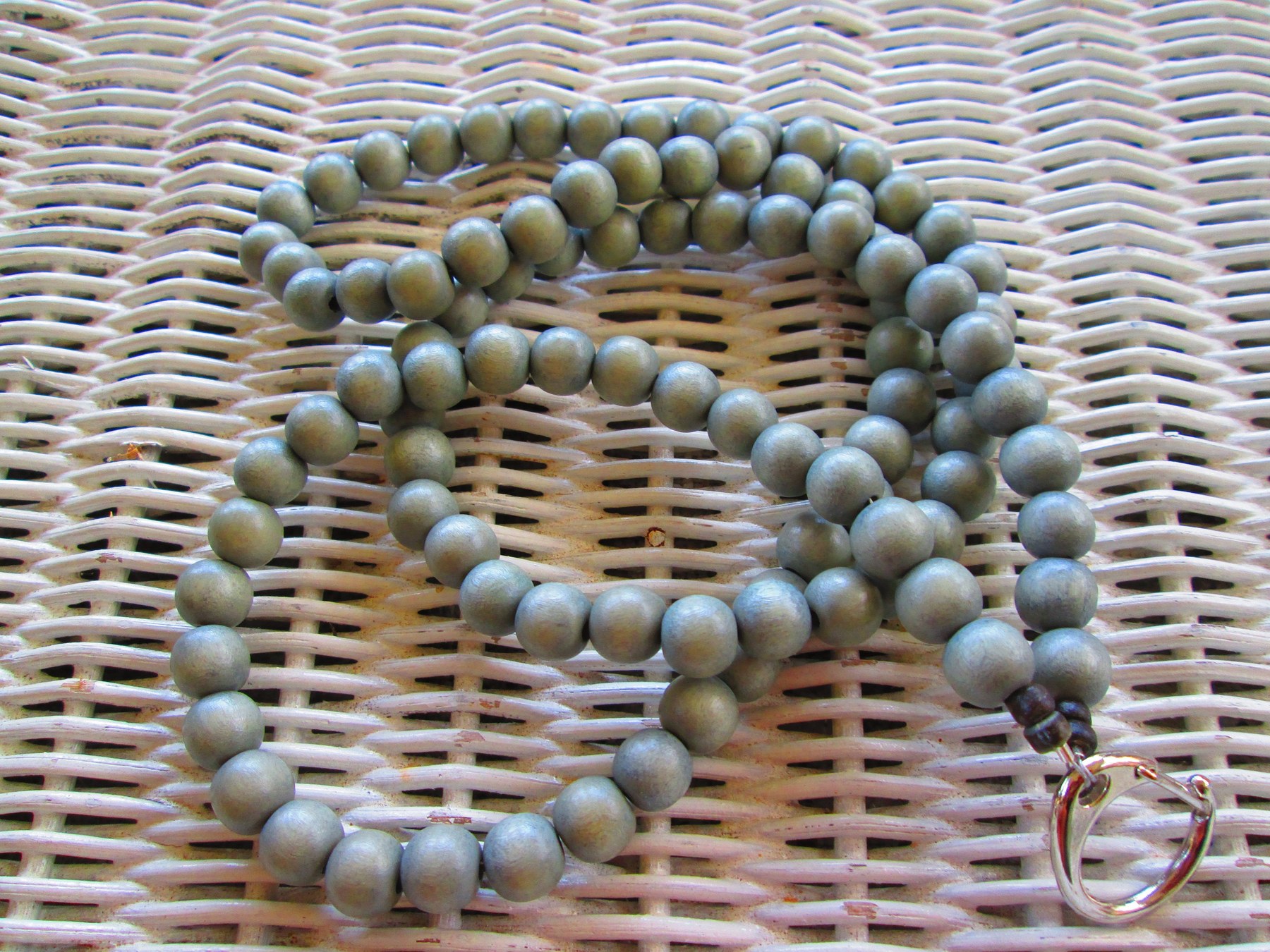 Lanyard, Greywood 10mm Handmade Beaded Lanyard, 934, detail 2