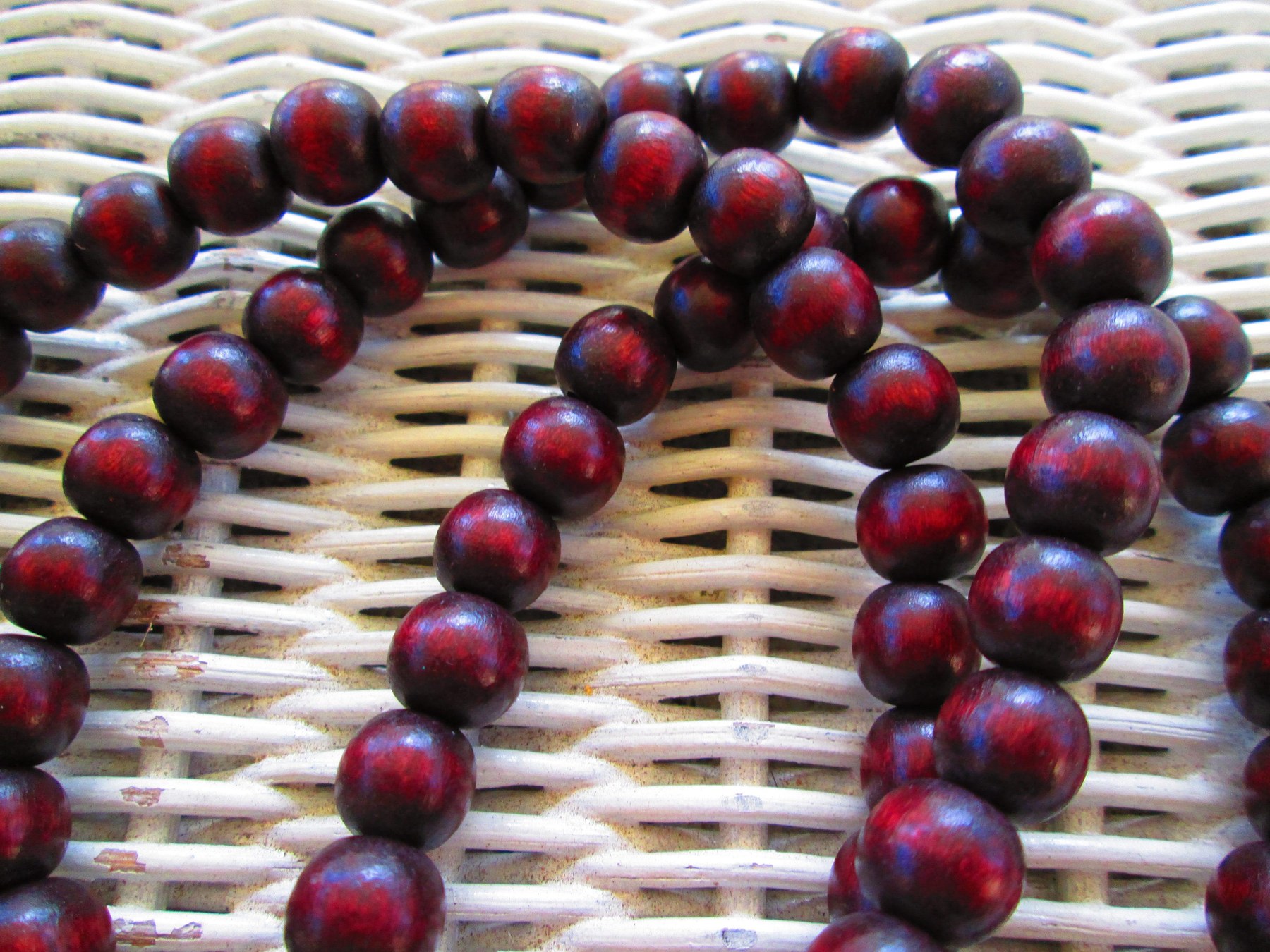Lanyard, Chocolate 10mm Wood Beaded Handmade Lanyard, 982, detail 5