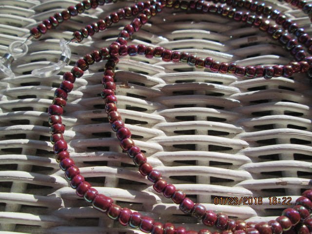 Rainbow eyeglass chain, 1004, detail 2