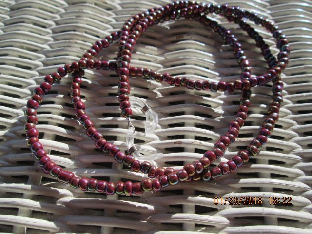 Rainbow eyeglass chain, 1004, detail 4