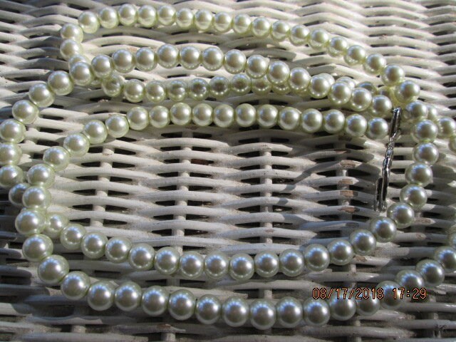 Pearl 8mm Handmade Beaded Lanyard, 751, detail 5
