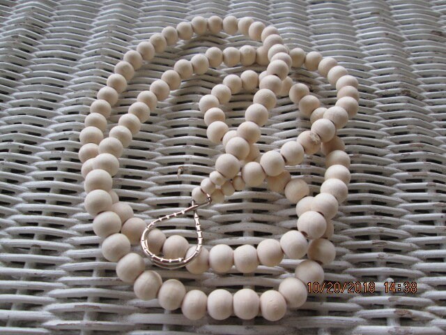 Lanyard, Natural 10mm wood Lanyard, 740, detail 3