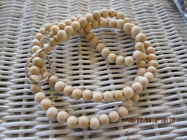 Lanyard, Whitewood 8mm Beaded Lanyard, 792, detail 4